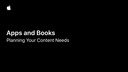 12 - Apps and Books - Planning Your Content Needs