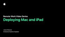 Deploying Mac and iPad
