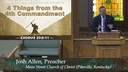 5/17/2020 - Josh Allen - Four Considerations from the Fourth Commandment