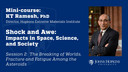 Session 2: Shock and Awe: Impacts in Space, Science, and Society