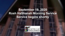 Rosh Hashanah Service September 19, 2020 part 1
