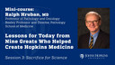Session 3: Nine Greats Who Helped Create Hopkins Medicine
