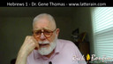 Hebrews 1 - Dr. Gene Thomas - March 24, 2022