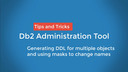 Db2 Administration Tool: GEN and masking