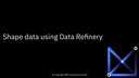 Shape data using Data Refinery: IBM watsonx