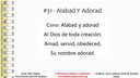 CaS-V1-31-Alabad Y Adorad Vocal