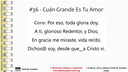 CaS-V1-36 Cuan Grande Tu Amor