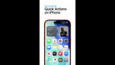 iOS 26 - Quick Actions
