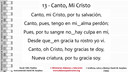 CaS-V2-13-Canto, Mi Cristo