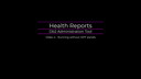 Health Reports in Db2 Admin Tool: Video 4 - Running without ISPF panels